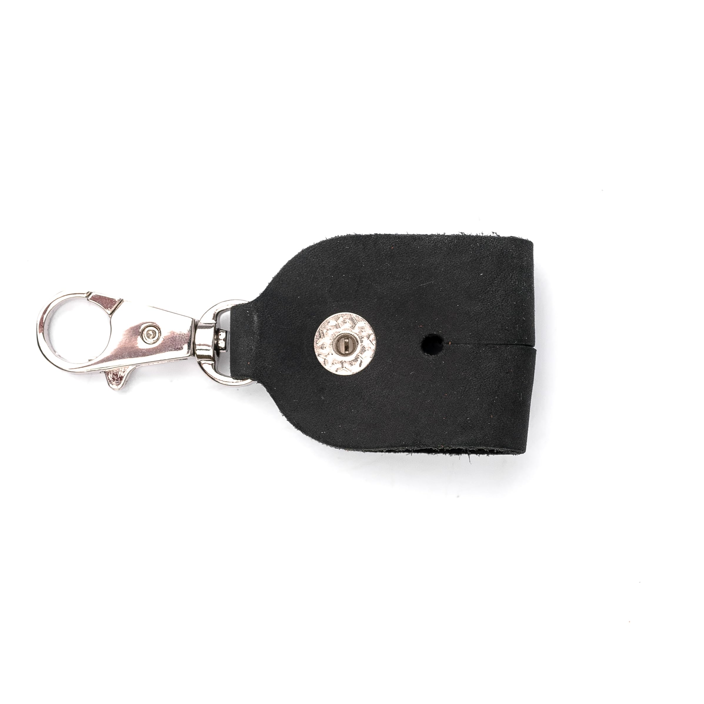 Genuine Crazy Horse Leather Drum Key Holder - Black & Cognac - Premium Drum Accessories for Musicians & Drummers - Perfect for Drum Kits, Practice Sessions & Live Performances
