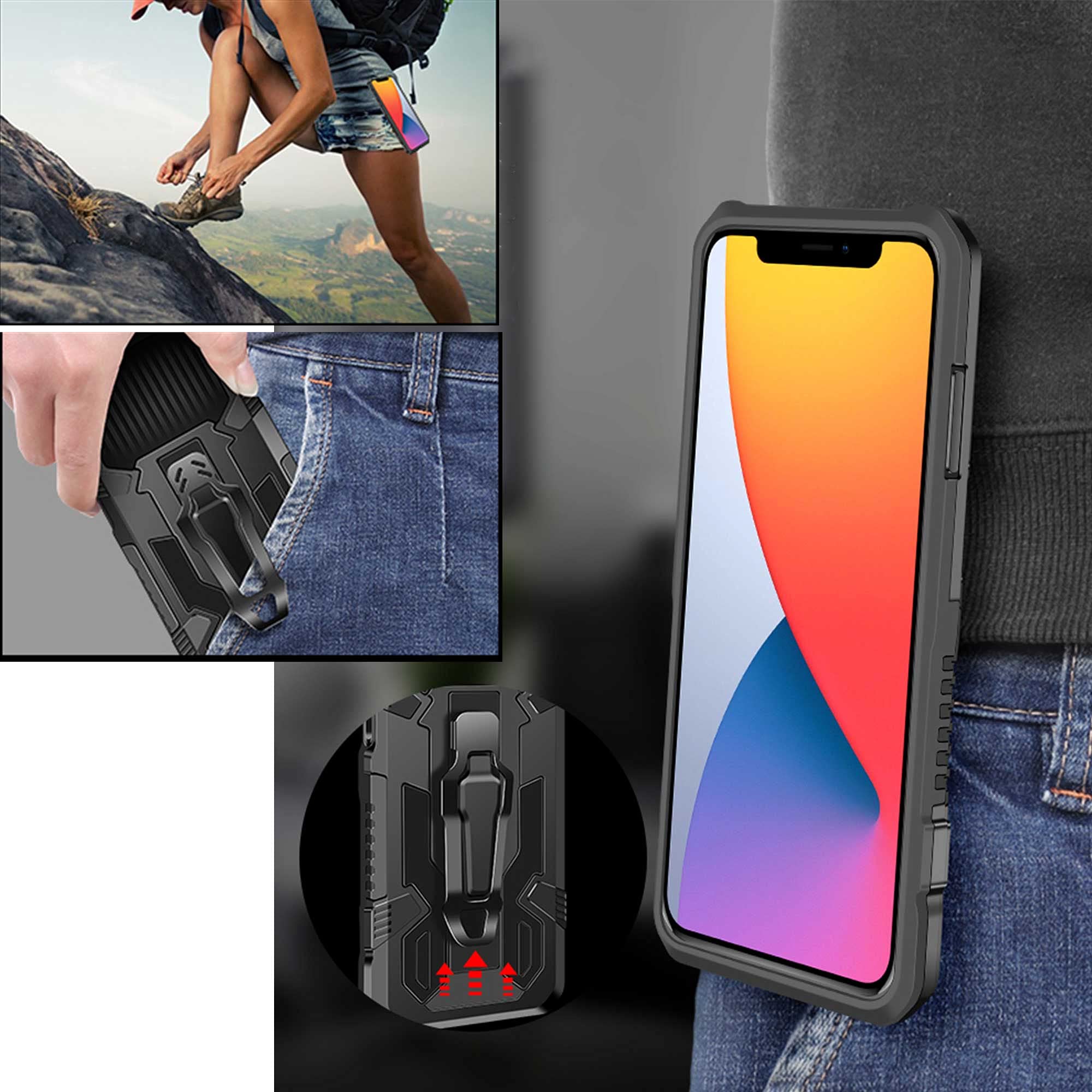 Heavy Duty Shockproof Armor Defender Case for iPhone 12 Pro Max 6.7