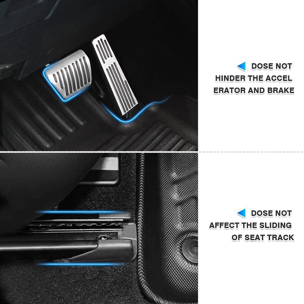 Custom Fit TPE Floor Mats for Honda Accord 2013-2017 | All-Weather Protection Non-Slip Floor Liners Set (2 Rows, Black) | Perfect for Daily Commuting & Road Trips
