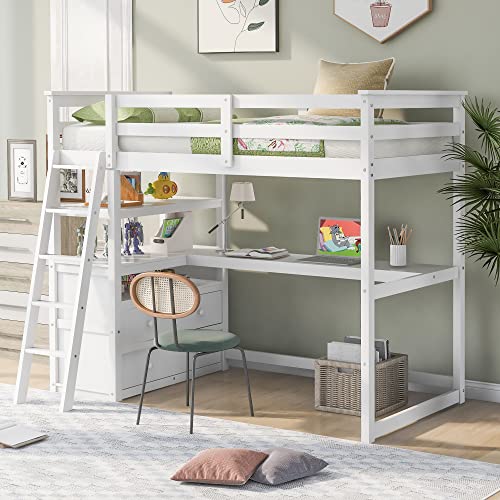 White (Desk & Storage)