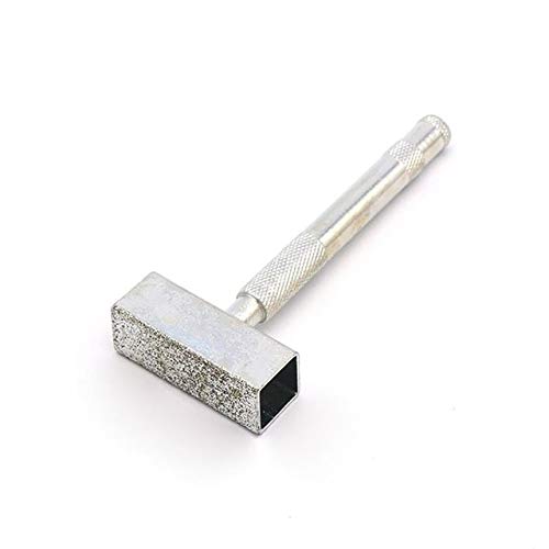1pc Diamond Grinding Wheel Dresser - Thickening Grinding Layer Metal Grinder Tool for Stone, Concrete & Metal - Professional Dressing Tool (Silver) - Perfect for Sharpening, Resurfacing & Maintenance