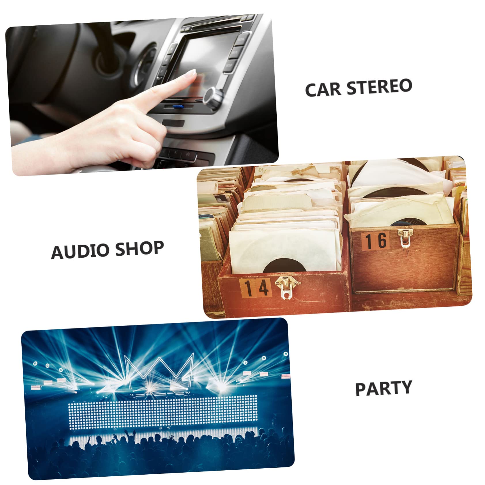 KONTONTY Protective CD Case - Clamshell Design CD/DVD Holder for Secure Storage | Ideal for Music, Movies, and Data Disc Organization