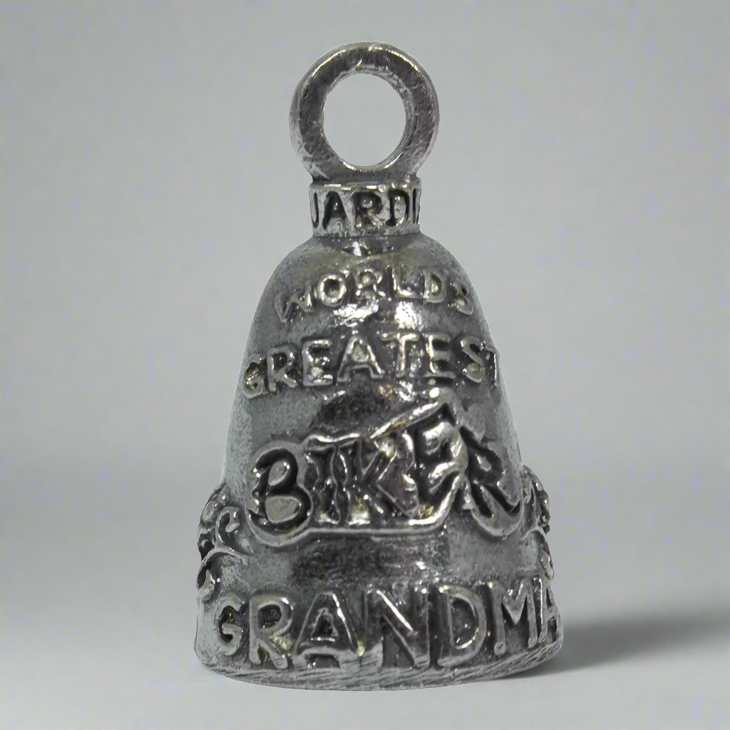 Open Road Biker Grandma Motorcycle Guardian Bell - Protection Charm for Riders, Perfect Gift for Motorcycle Enthusiasts - Ideal for Long Rides, Road Trips & Biker Safety