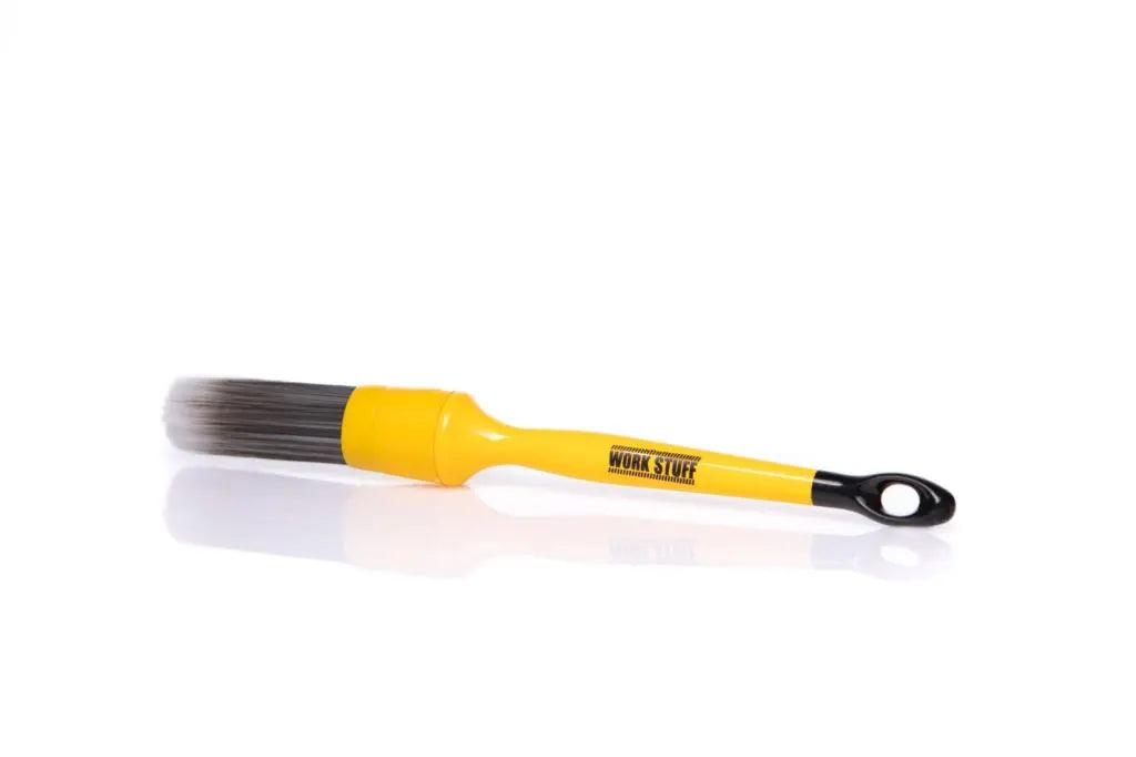 WORK STUFF Detailing Brush Grey - Professional Car Detailing Brush for Interior & Exterior Cleaning - Perfect for Cars, Trucks, Motorcycles & RVs