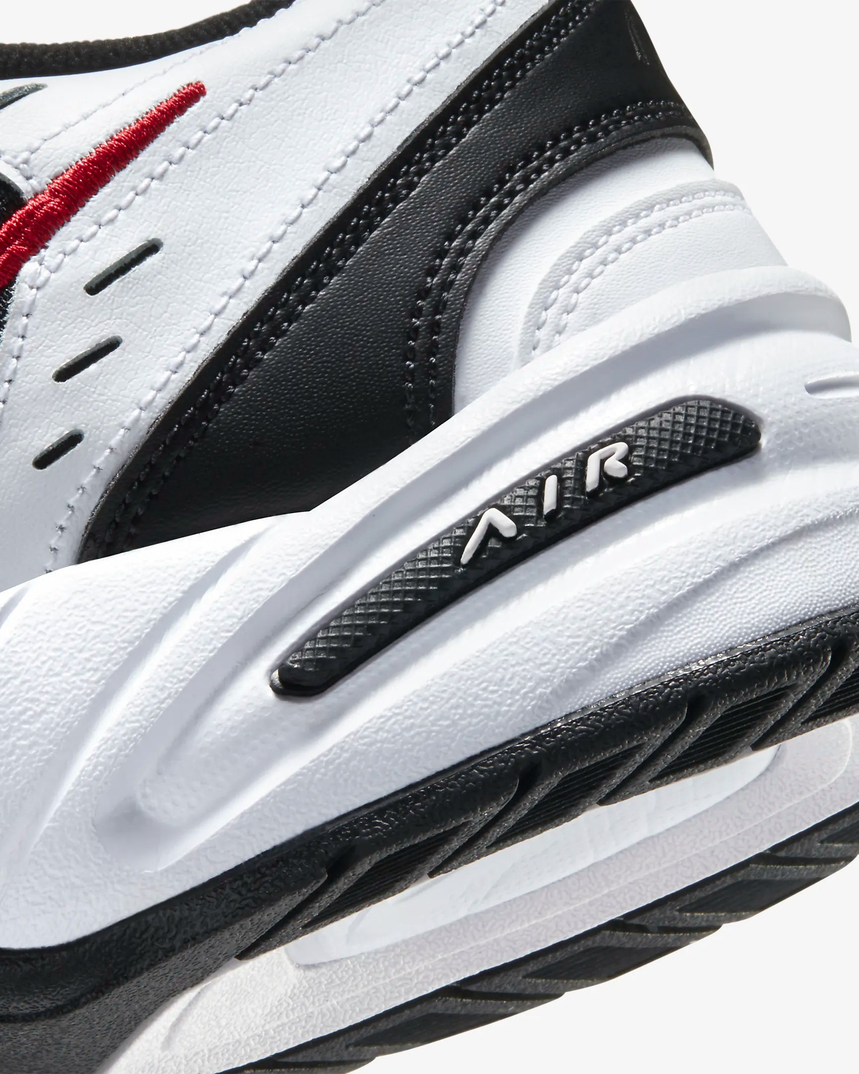 Nike Men's Air Monarch IV Running Shoes - White/Black (Size 101) - Comfortable Athletic Sneakers for Jogging, Gym & Casual Wear