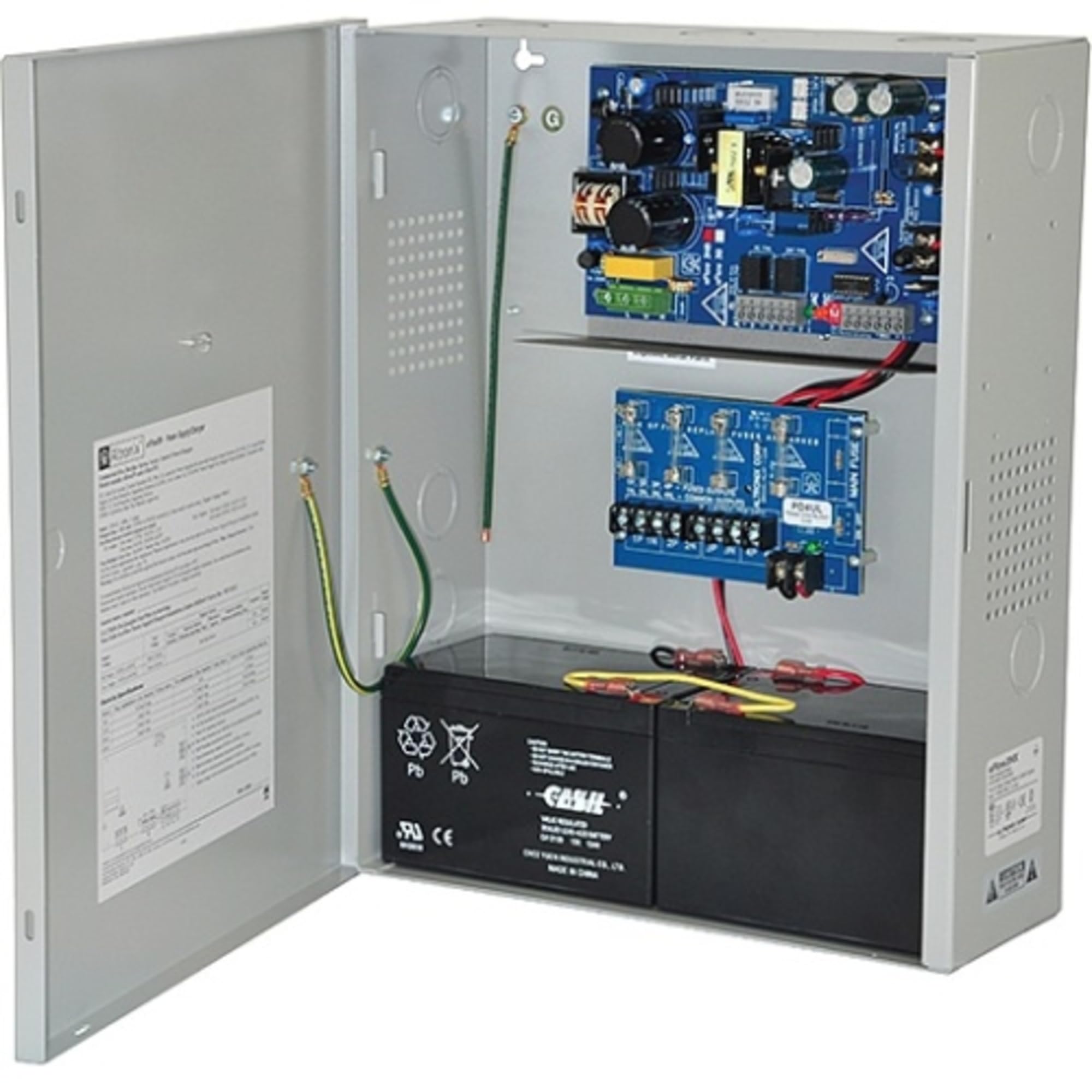 4-Port Fused Output Power Supply & Charger for Home & Office Electronics - Perfect for Multi-Device Charging Stations, Workbenches, and AV Equipment Setups