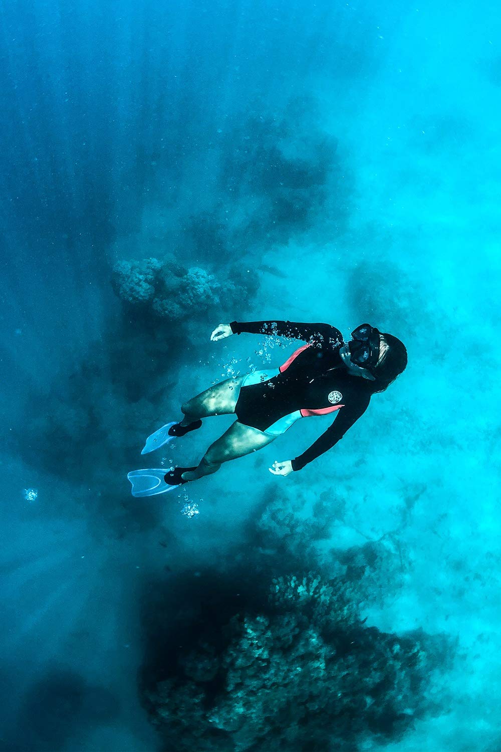 AXESEA Women's Eco-Friendly Thermal One Piece Shorty Wetsuit with Front Zipper - Perfect for Scuba Diving, Snorkeling & Water Sports