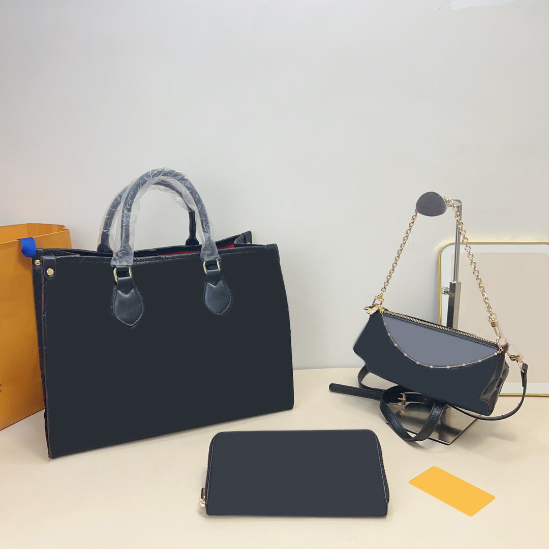 3PCS Women's Handbags Set - Fashion Tote, Crossbody & Shoulder Bags for Work, Travel & Daily Use