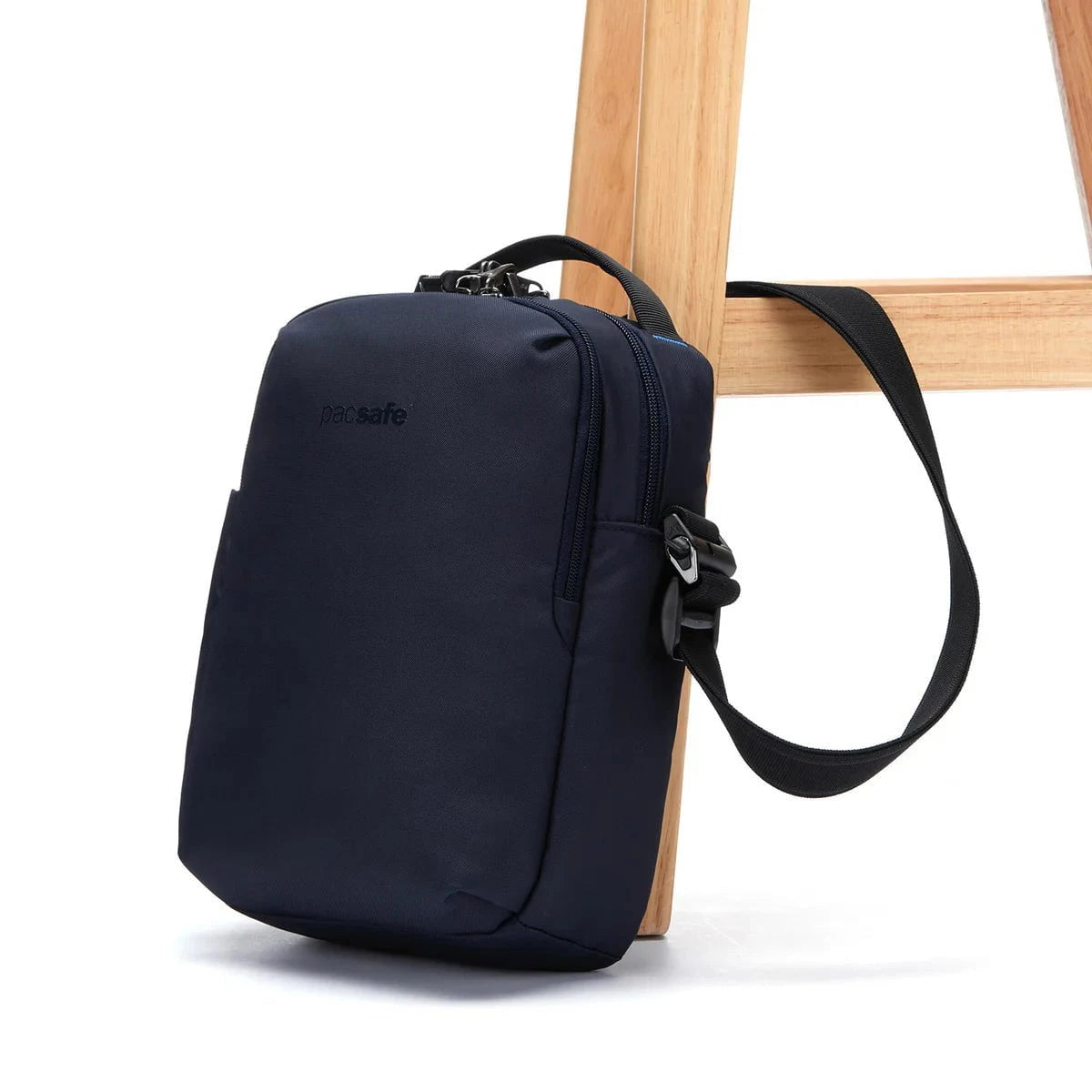 Pacsafe V Anti-Theft Crossbody Bag - Secure Travel Purse for Women & Men - RFID Blocking, Slash Proof, Lightweight for Commuting, Sightseeing & Daily Use