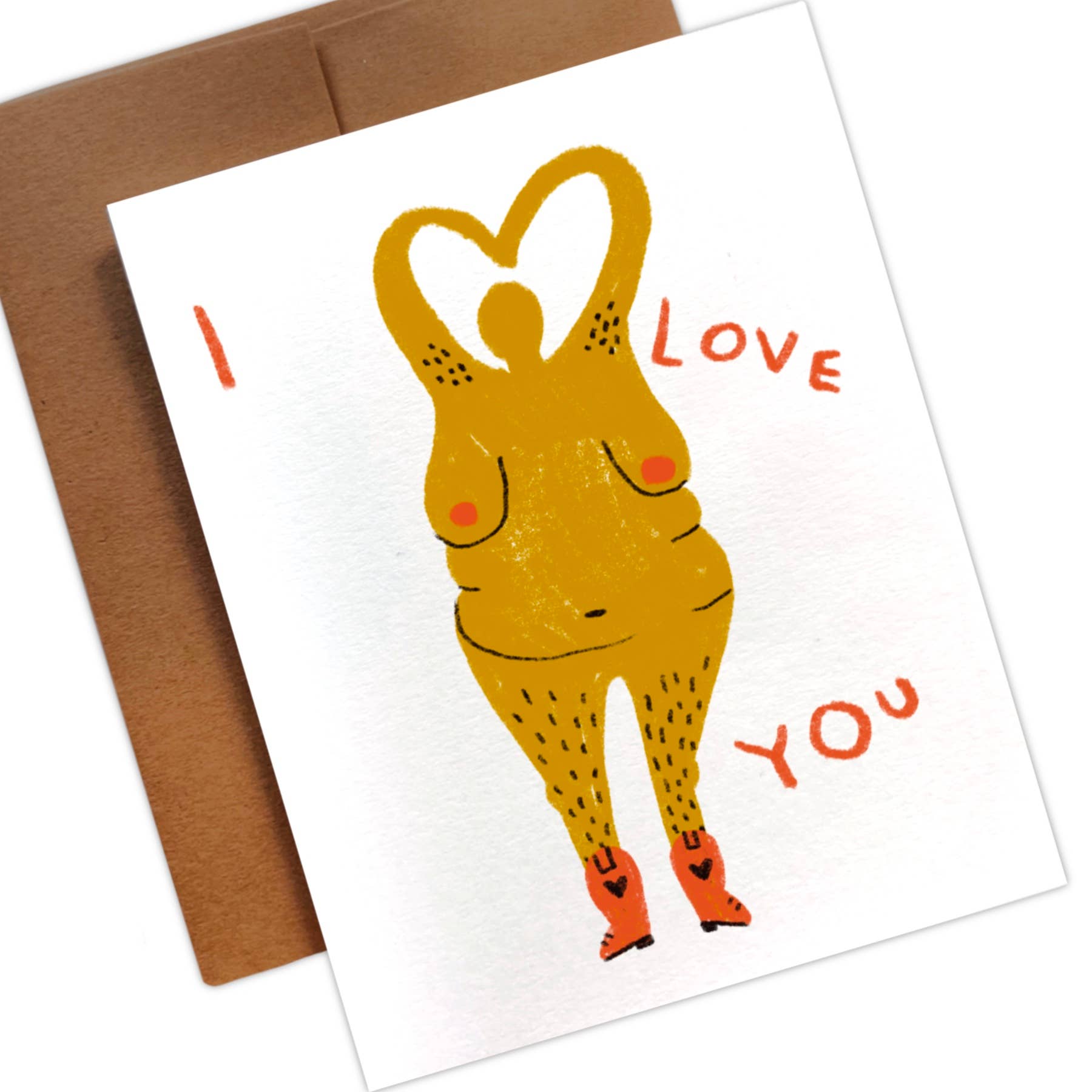 I Love You Cowgirl Greeting Card - Western Cowgirl Themed Love Card for Girlfriend, Wife, or Partner - Perfect for Valentine's Day, Anniversary, or Birthday