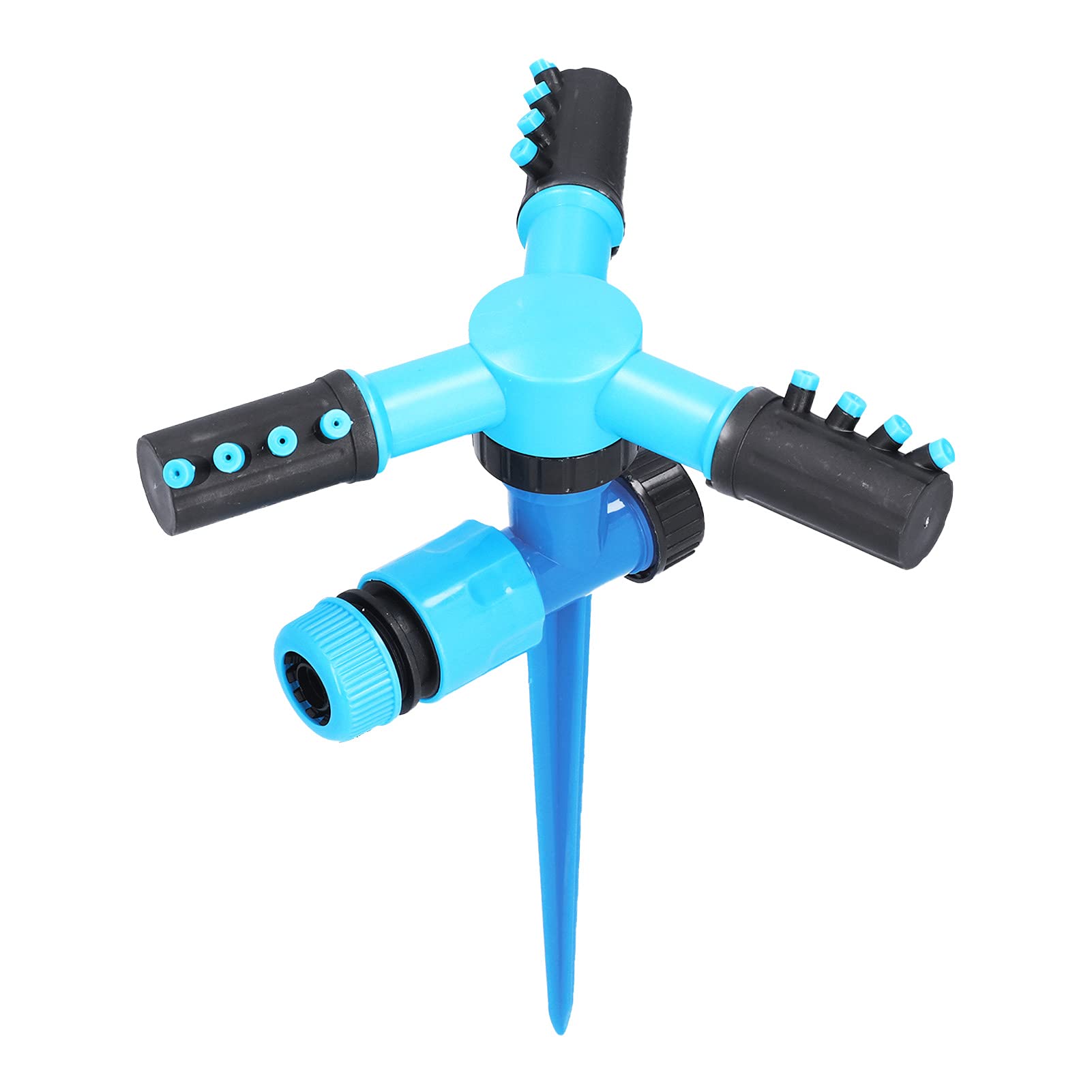 TeamSky 360 Degree Rotating Garden Sprinkler with 20m Hose - Adjustable Lawn Watering System for Large Yards, Flower Beds & Vegetable Gardens | Perfect for Summer Irrigation & Outdoor Plant Care