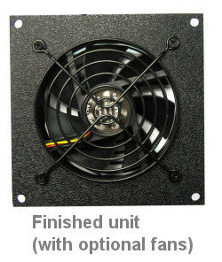 Coolerguys 92mm Single Hole Bare Fan Bracket Kit - Universal PC Case Cooling Solution for Multimedia Cabinets & Home Theaters - Perfect for Computer Builds and AV Equipment Cooling