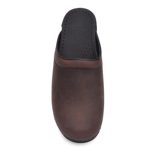 DANSKO SONJA Women's Clogs - Comfortable Slip-Resistant Work Shoes in Antique Brown for Nurses, Chefs & Professionals