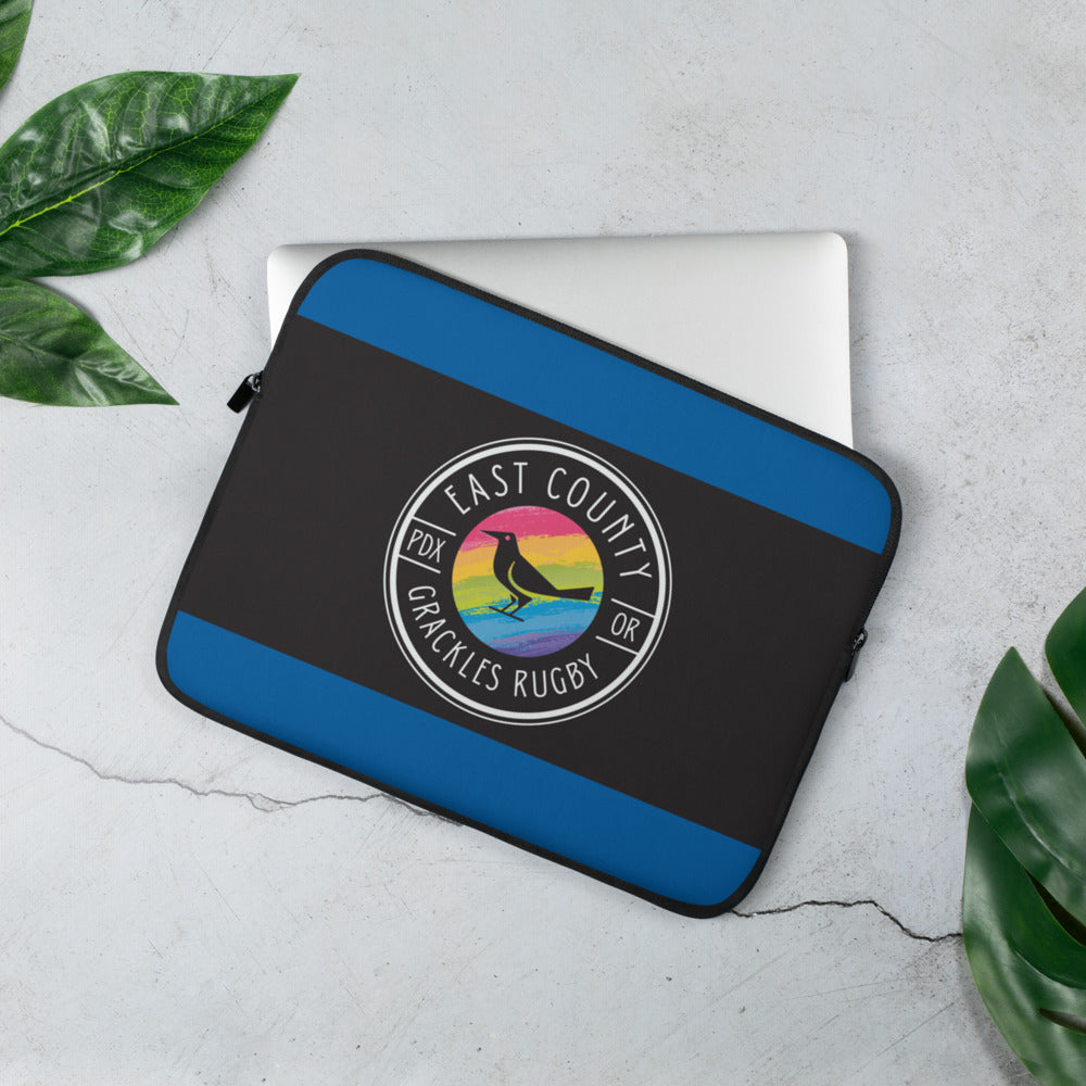 East Co. Grackles Laptop Sleeve 13-15 Inch - Premium Protective Case for MacBook, Dell, HP - Waterproof & Shockproof - Perfect for Work, School & Travel