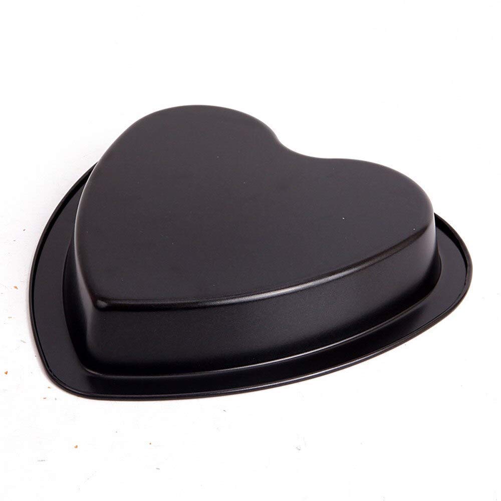 Casa Azul 9-Inch Heart Cake Pan - Non-Stick Carbon Steel Bakeware for Baking Cakes, Bread, Pizza & Cookies - Deep Dish Ovenware Mold - Perfect for Valentine's Day, Anniversaries & Romantic Baking