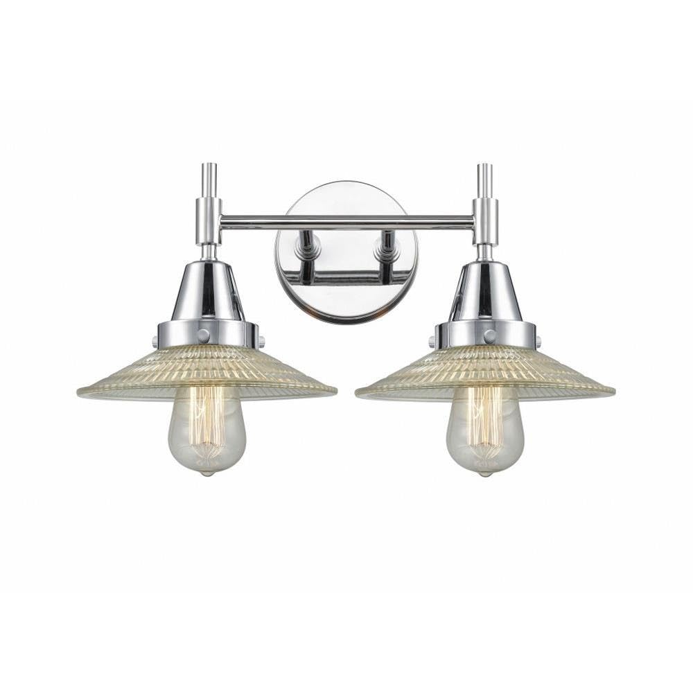 Innovations 447-2W-PC-G2 Chrome Finish Transitional Two-Light Bathroom Vanity Set - Perfect for Modern Bathrooms, Powder Rooms & Home Renovations