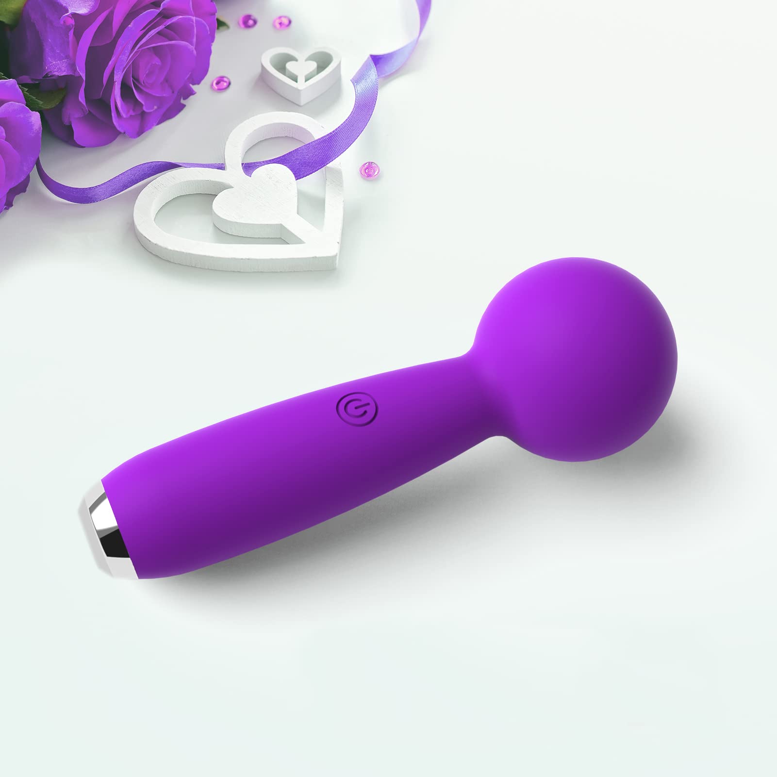 Portable Mini Manual Massage Stick - Rechargeable, Waterproof & Quiet for Muscle Recovery - Perfect for Back, Neck Pain Relief - Great Christmas & New Year Gifts for Travel, Office & Home Use