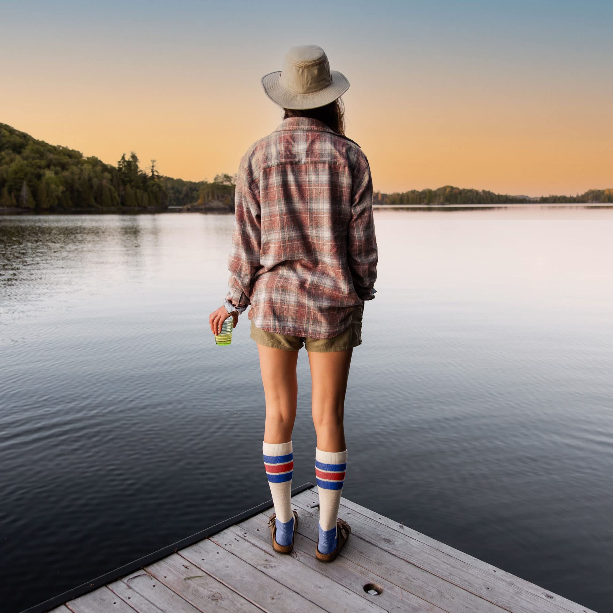 CloudLine Men’s & Women’s Merino Wool Compression Socks - Ultralight, Moisture-Wicking, Breathable - Made in USA - Perfect for Hiking, Running & Travel - 1 Pair