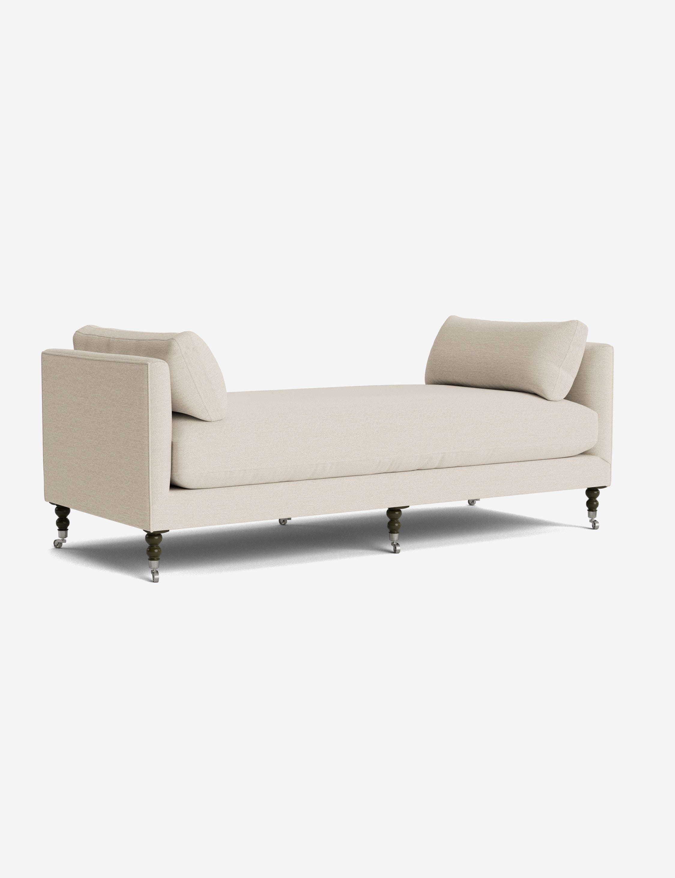 Stylish Fabienne Daybed - Modern Sofa Bed for Small Spaces, Guest Room & Living Room - Comfortable Sleeper with Upholstered Cushions