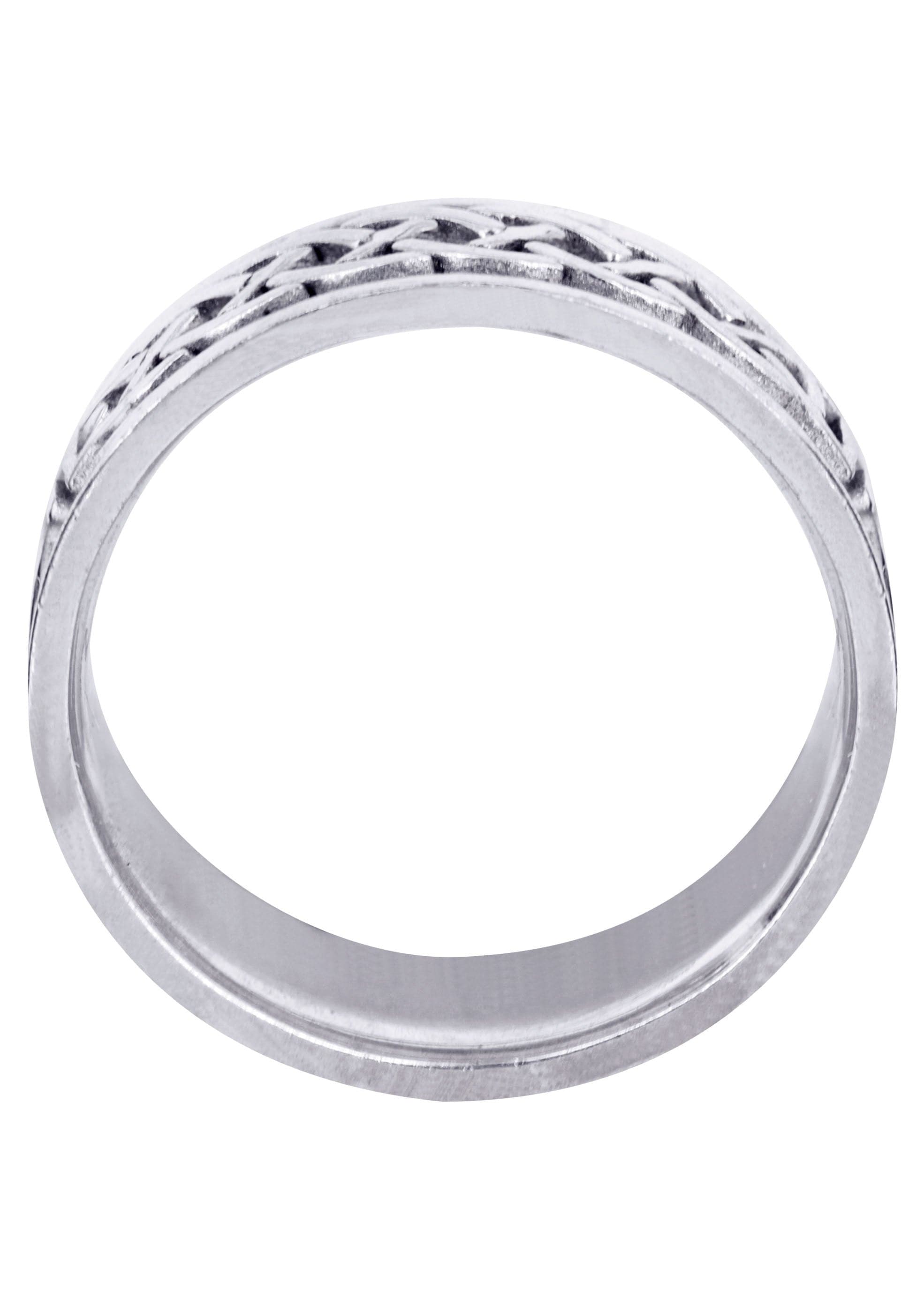 Celtic Men's Wedding Band Ring - Satin & High Polish Finish - Oscar Design - Perfect for Weddings, Anniversaries & Special Occasions