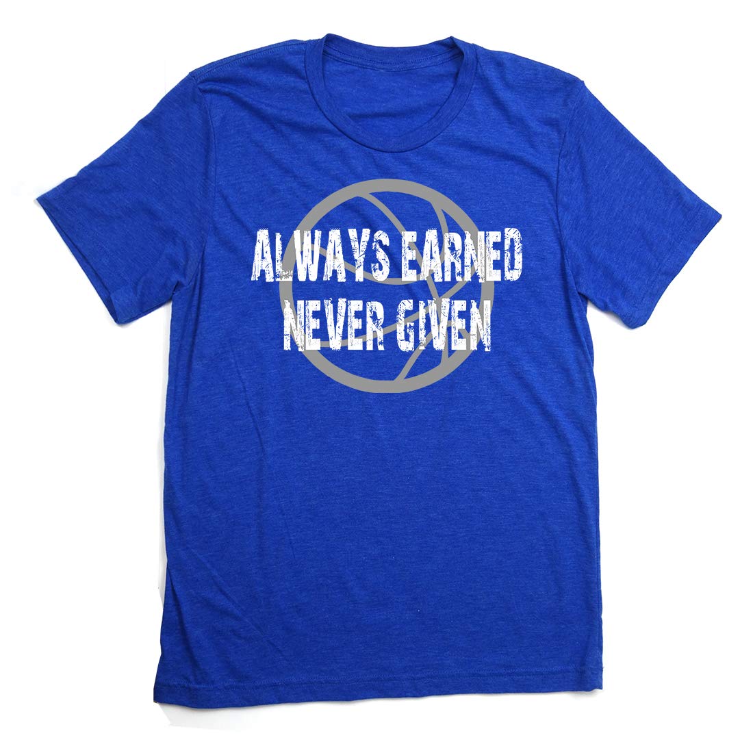 Basketball Tee - Always Earned Never Given - Athletic Wear for Teens | Gym & Street Style