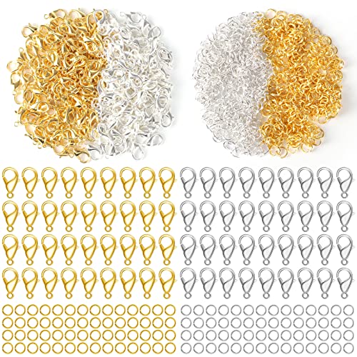 900pcs gold and silver