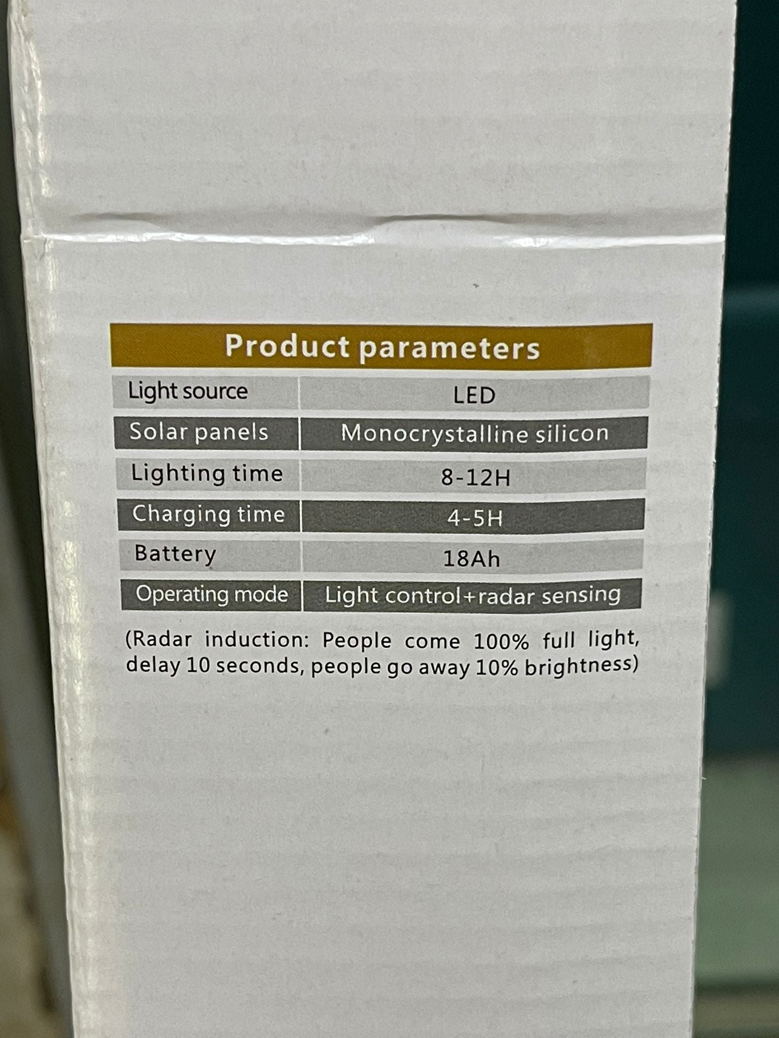 Aiko 120W LED Solar Light Outdoor - Waterproof Solar Powered Lamp for Garden, Yard, Pathway, Patio | High Brightness Solar Panel Lighting for Home & Commercial Use