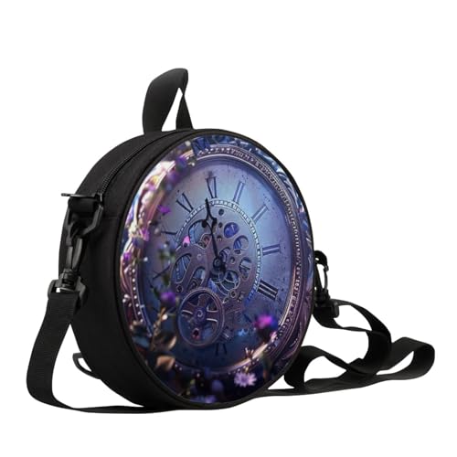 Vintage Clock Rose - Multicolor