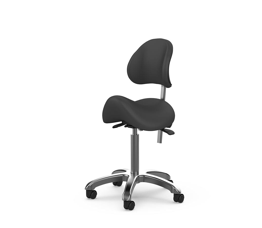 Professional Adjustable Beautician & Salon Stool (1025A) - Perfect for Hair Styling, Nail Art, and Makeup Application