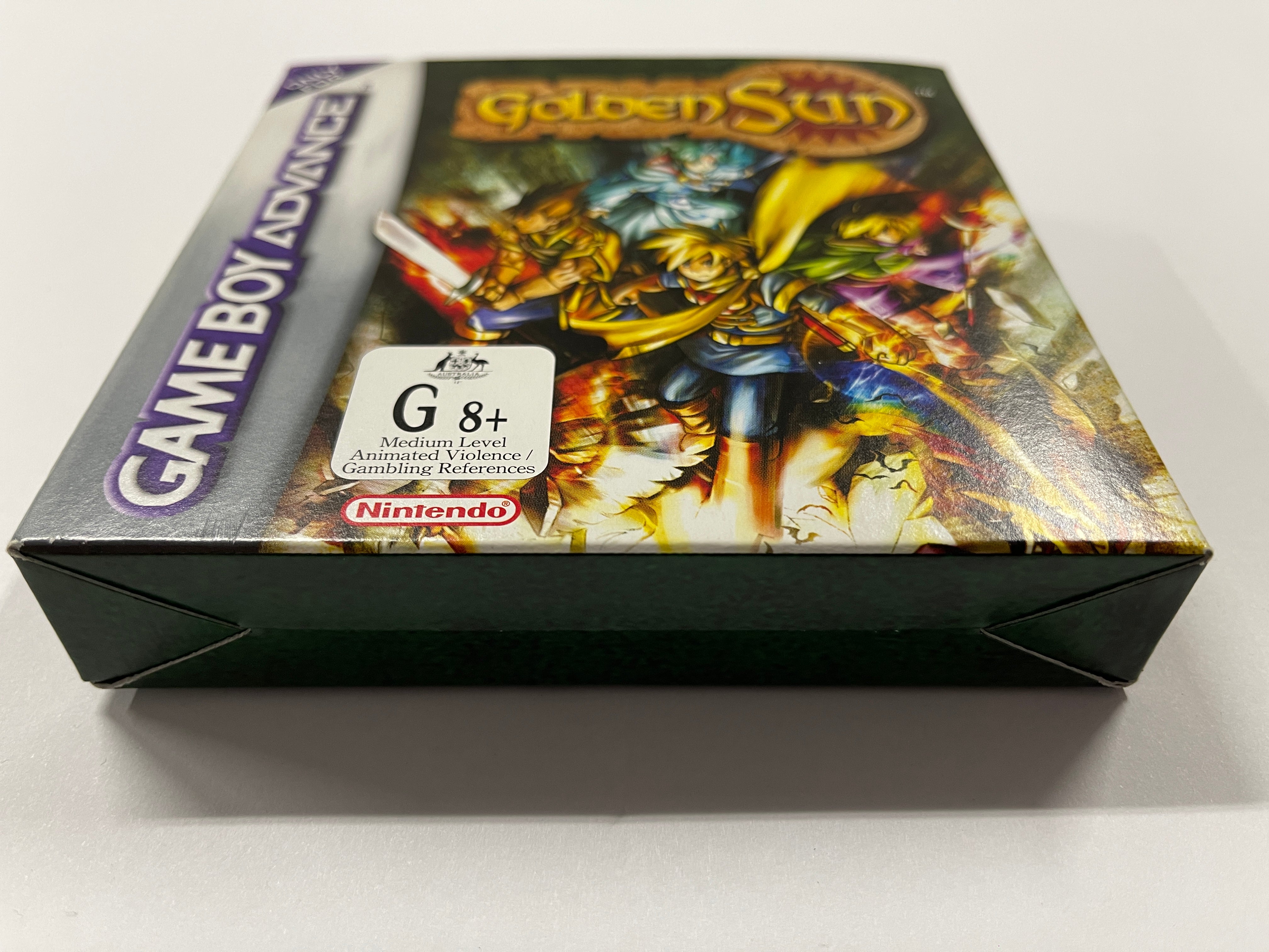 Golden Sun Complete In Box - Classic GBA Game for Nintendo Fans - Perfect for Collectors & Retro Gaming Enthusiasts
