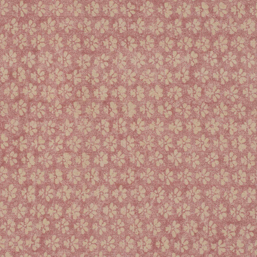 Vintage Rose Linen Fabric - Japanese Sakura Floral Print Fabric for DIY Sewing, Home Decor, and Craft Projects | Perfect for Curtains, Tablecloths, and Quilting