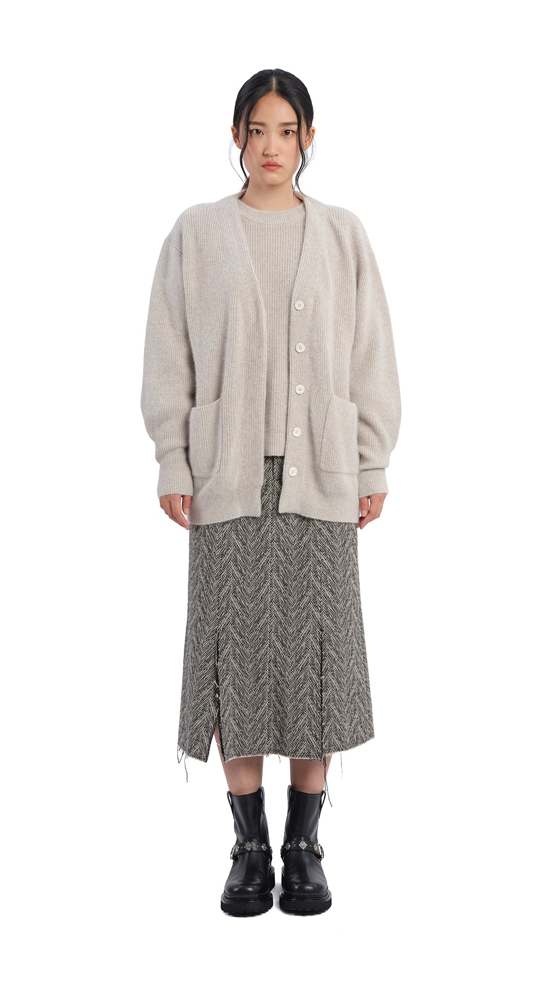 Stylish Fox Mix Cardigan for Women - Cozy Knit Sweater with Fox Print - Perfect for Fall, Winter & Casual Outfits