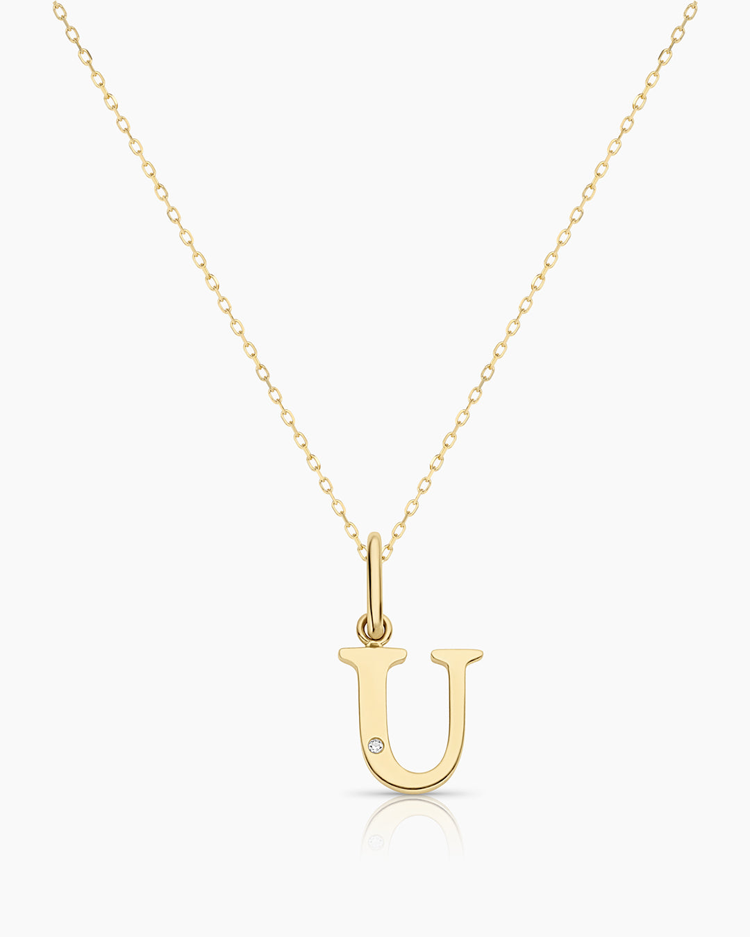 Vintage Diamond Alphabet Charm Necklace - Personalized Initial Pendant Jewelry for Women, Gift for Her, Birthday, Anniversary, Valentine's Day