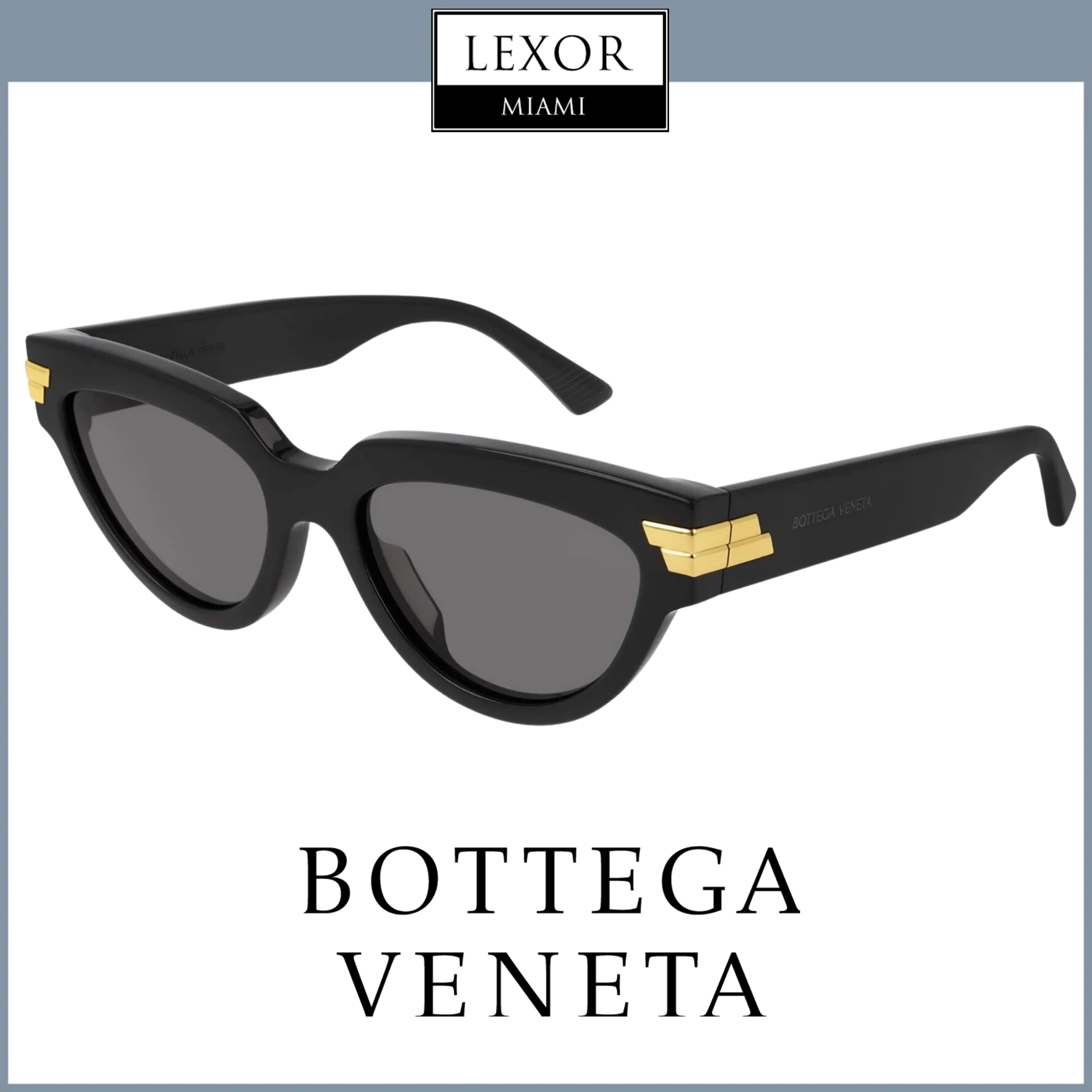 Bottega Veneta BV1035S 01 55mm Women's Designer Sunglasses - UV Protection, Polarized Lenses for Fashion & Outdoor Activities