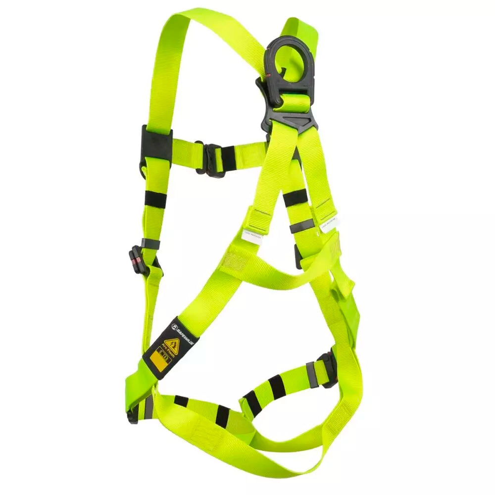Arc Flash Full Body Harness - DE 1D, DE MB Torso, DE QC Chest/Legs - Industrial Safety Gear for Electrical Workers & Construction Sites
