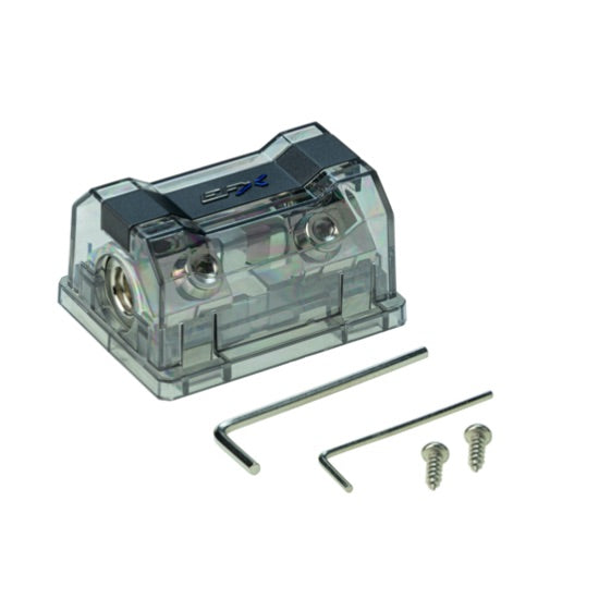 Scosche EFX DFB0 Delta 0/4GA Dual Mini ANL Fuse Block - High Power Car Audio Protection for Amplifiers & Stereo Systems