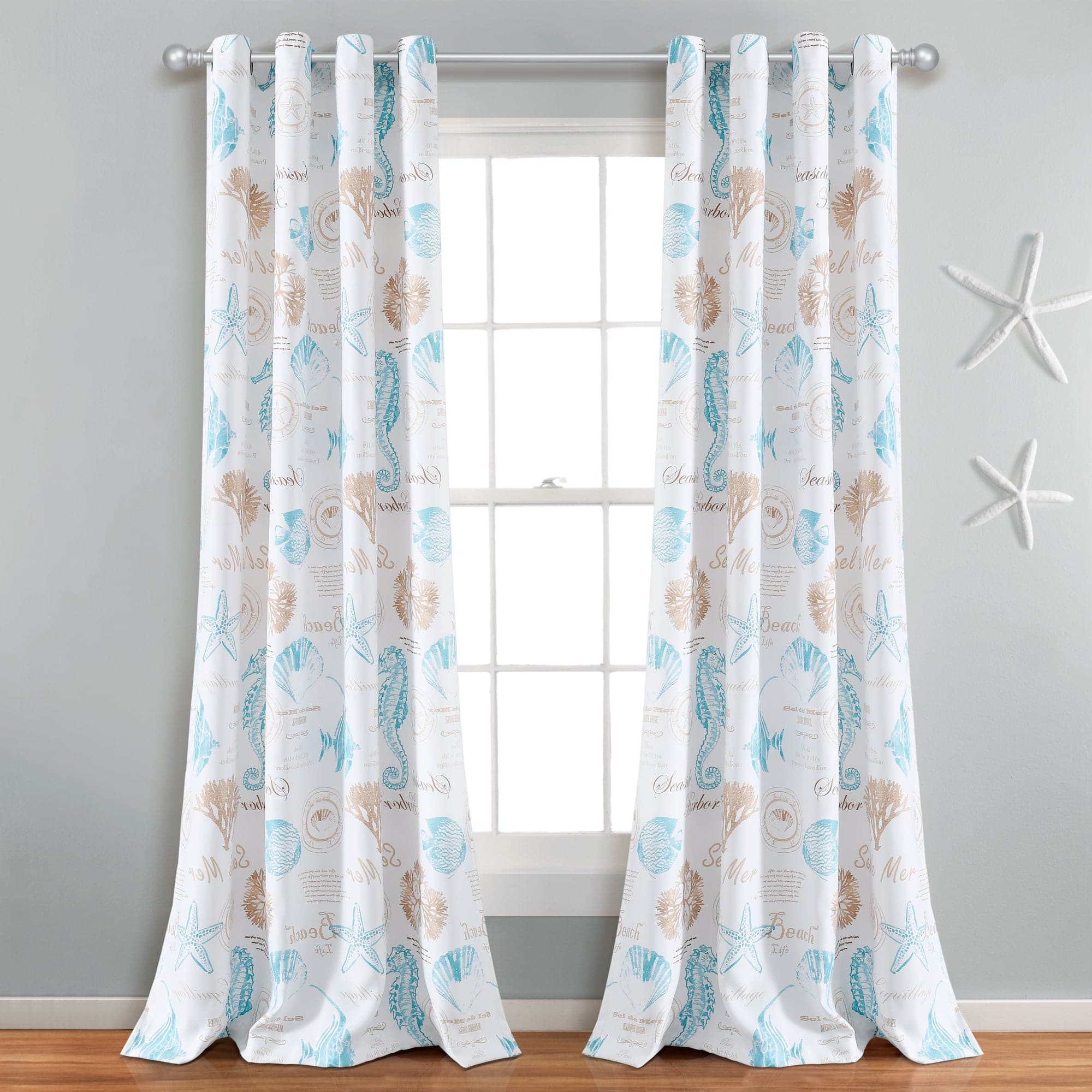 Blackout Light Filtering Window Curtain Panels Set - Thermal Insulated Room Darkening Drapes for Living Room, Bedroom & Nursery - Noise Reducing & Energy Saving Home Decor