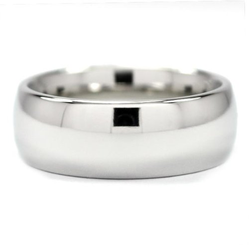 Premium Cobalt Wedding Bands for Men - Comfort Fit Polished Rings - Durable & Hypoallergenic Jewelry for Everyday Wear, Anniversaries & Special Occasions