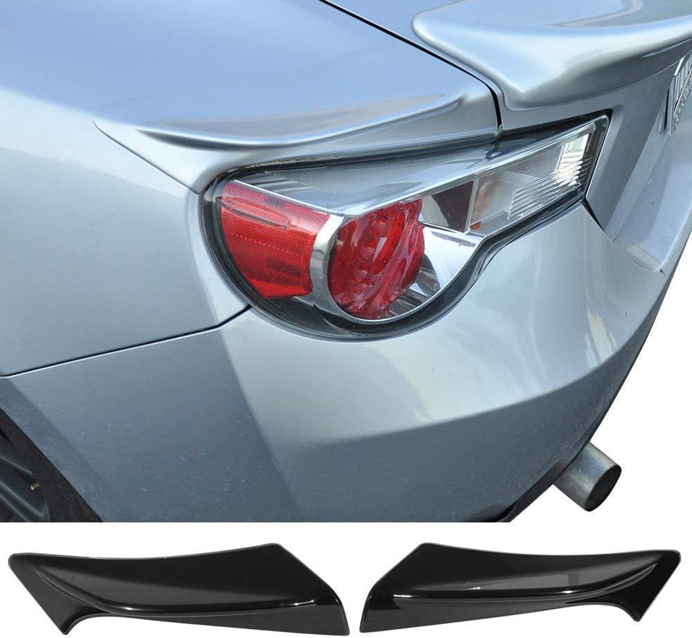 2013-2020 Subaru BRZ / 2013-2016 Scion FRS / 2017-2020 Toyota 86 TRD Style Rear Lip Spoiler Kit (2-Piece Left & Right) - Enhance Your Car's Aerodynamics & Sporty Look for Street Racing & Car Shows