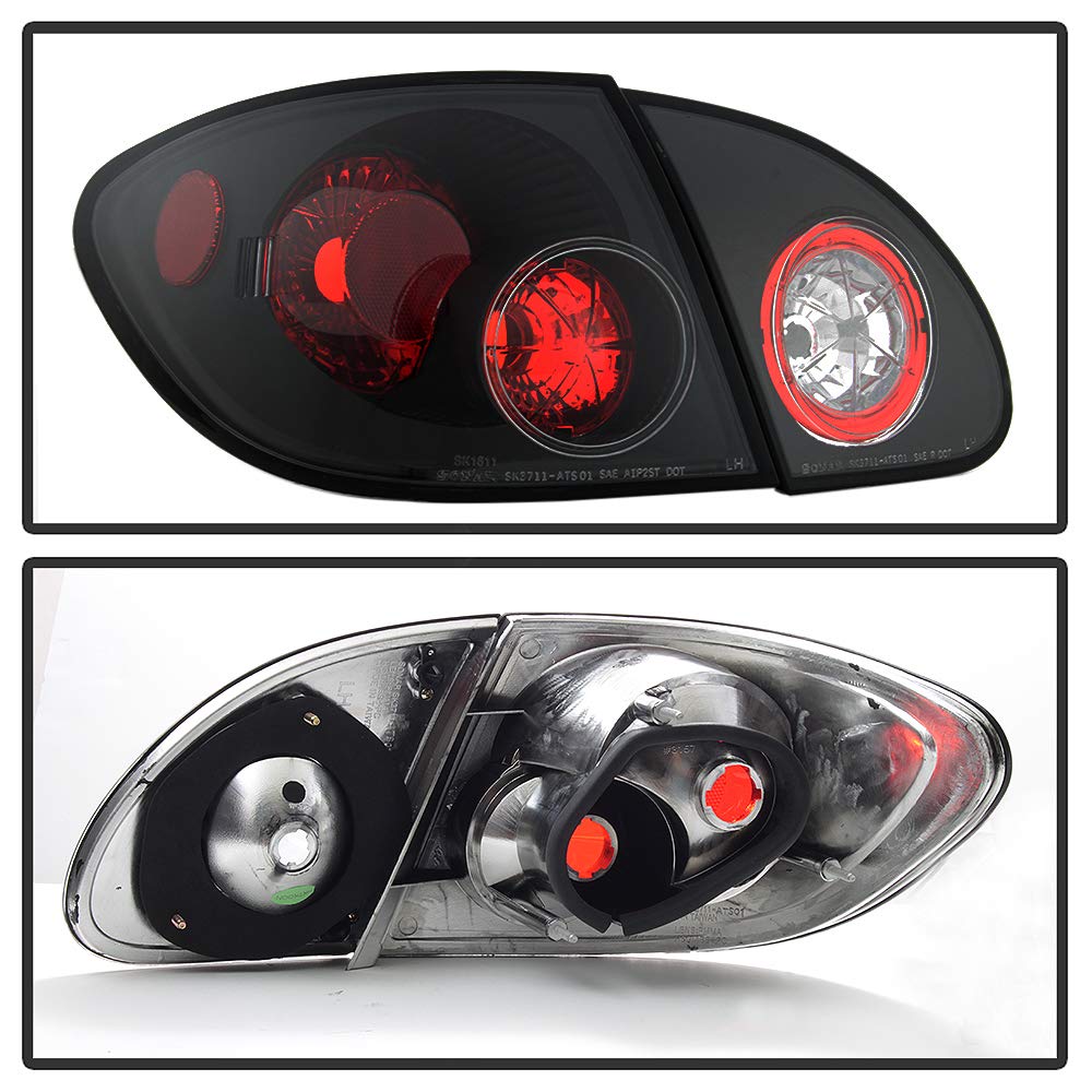 ACANII LED Tail Lights Brake Lamps for 2003-2008 Toyota Corolla - Left & Right Pair (2004 2005 2006 2007 Models) - Enhanced Visibility & Style for Night Driving & Car Customization