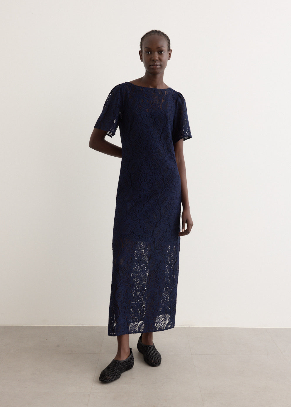 Elegant Adelene Lace Dress for Women - Vintage Floral Embroidery Party Dress for Weddings, Dates & Special Occasions