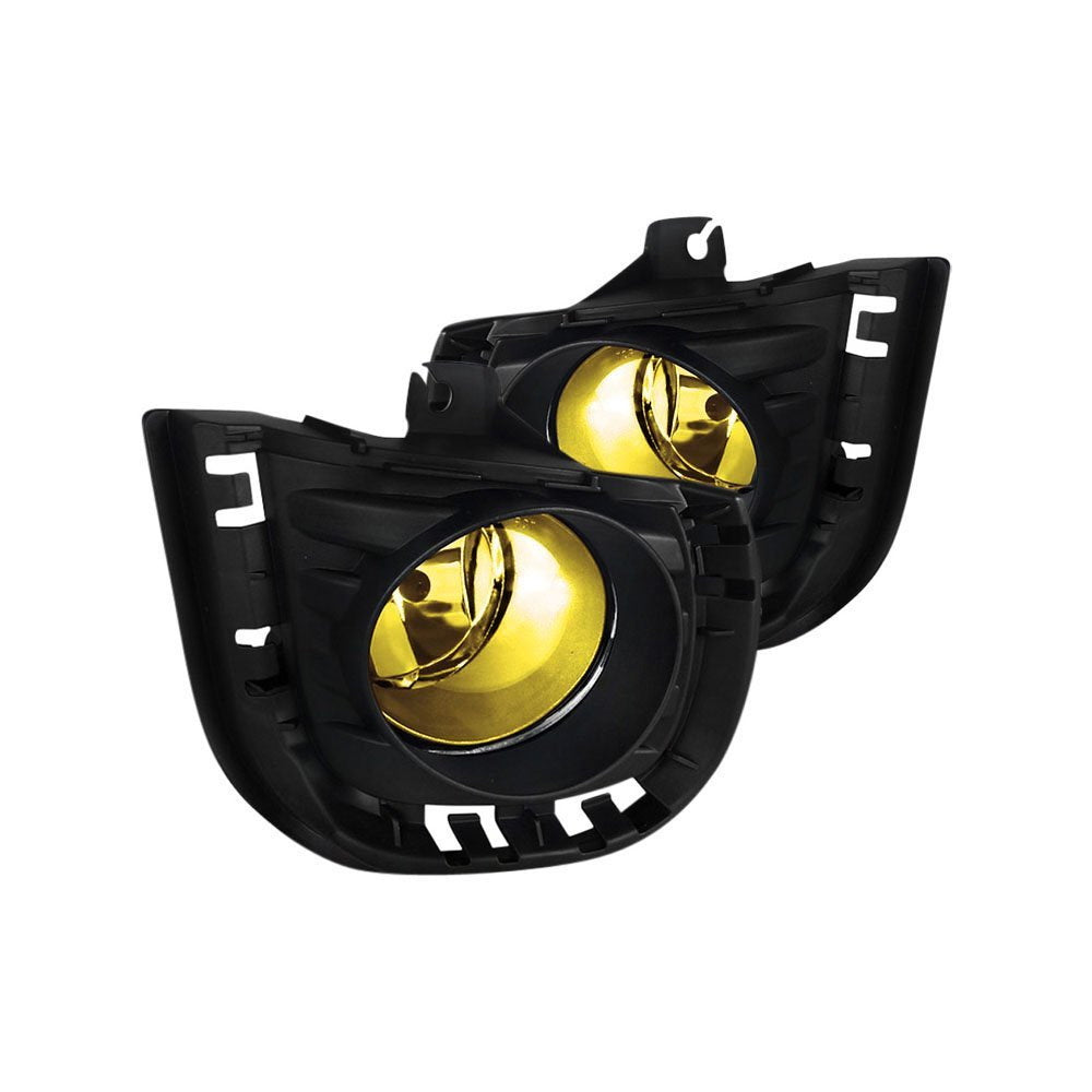 High-Performance Yellow Lens Fog Lights Kit with Bulbs, Bezel Cover & Wiring Harness for 2014-2016 Scion tC - Enhanced Visibility for Night Driving & Foggy Conditions