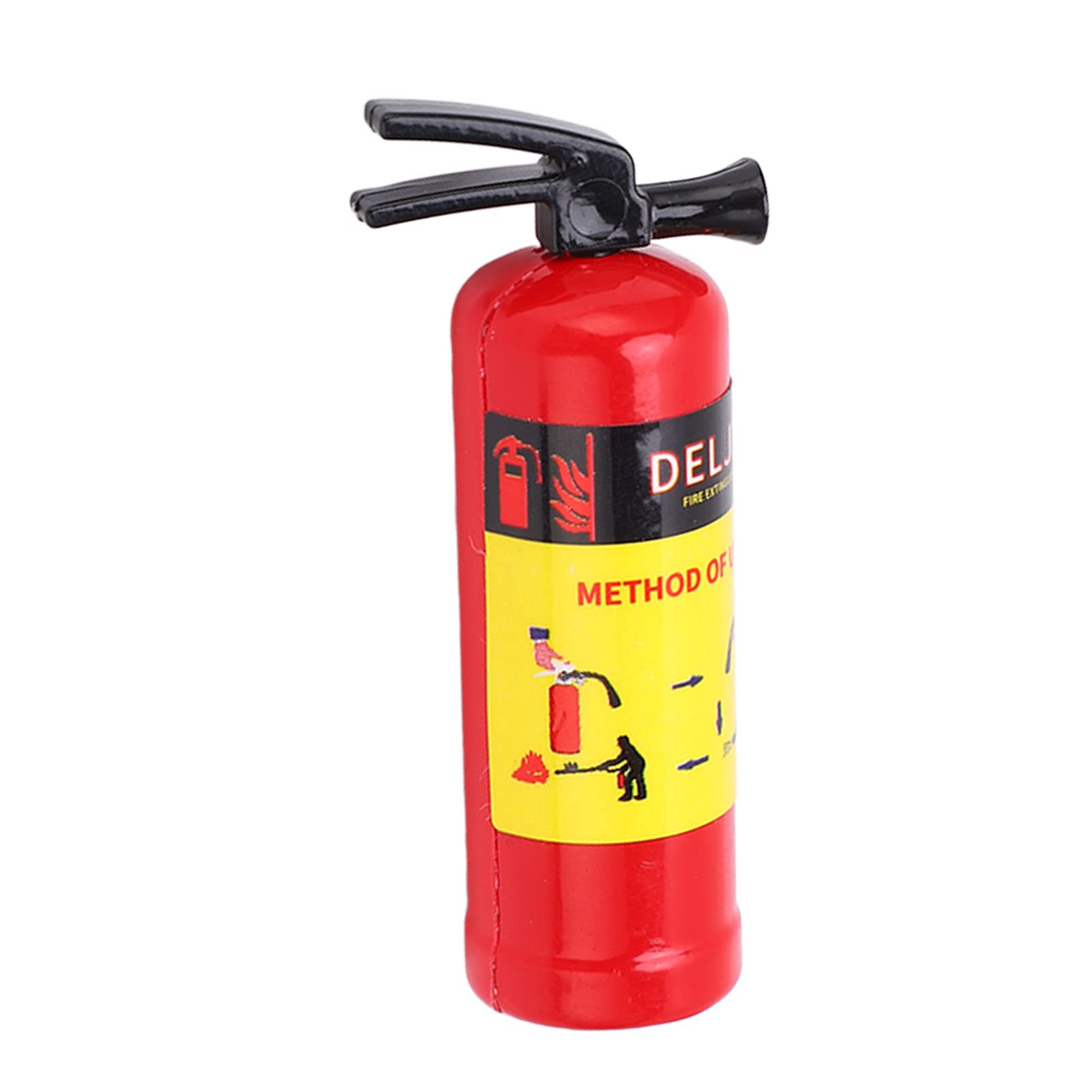 RC Fire Extinguisher - Mini Portable Lightweight Realistic Fire Extinguisher for RC Cars, Easy Installation & Removal - Perfect for RC Car Safety, Emergency Simulation & Model Displays (Red)