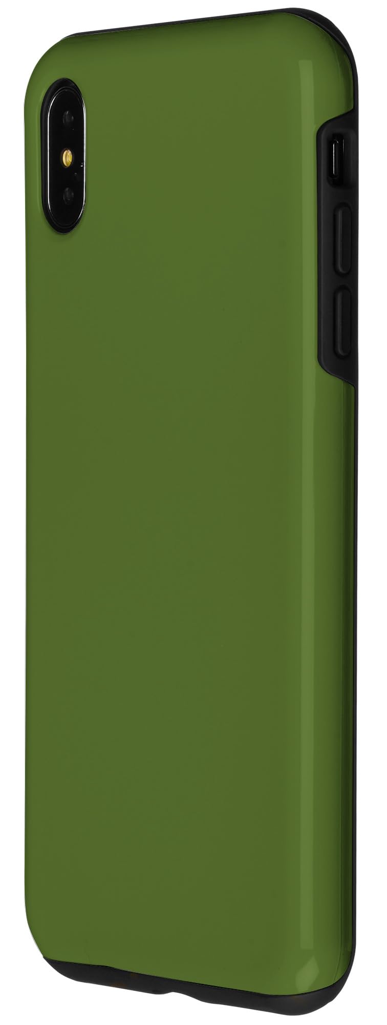 iPhone XS Max Phone Case - Dark Olive Green Slim Fit Protective Cover for Men & Women | Perfect Gift for Everyday Use, Work & Travel