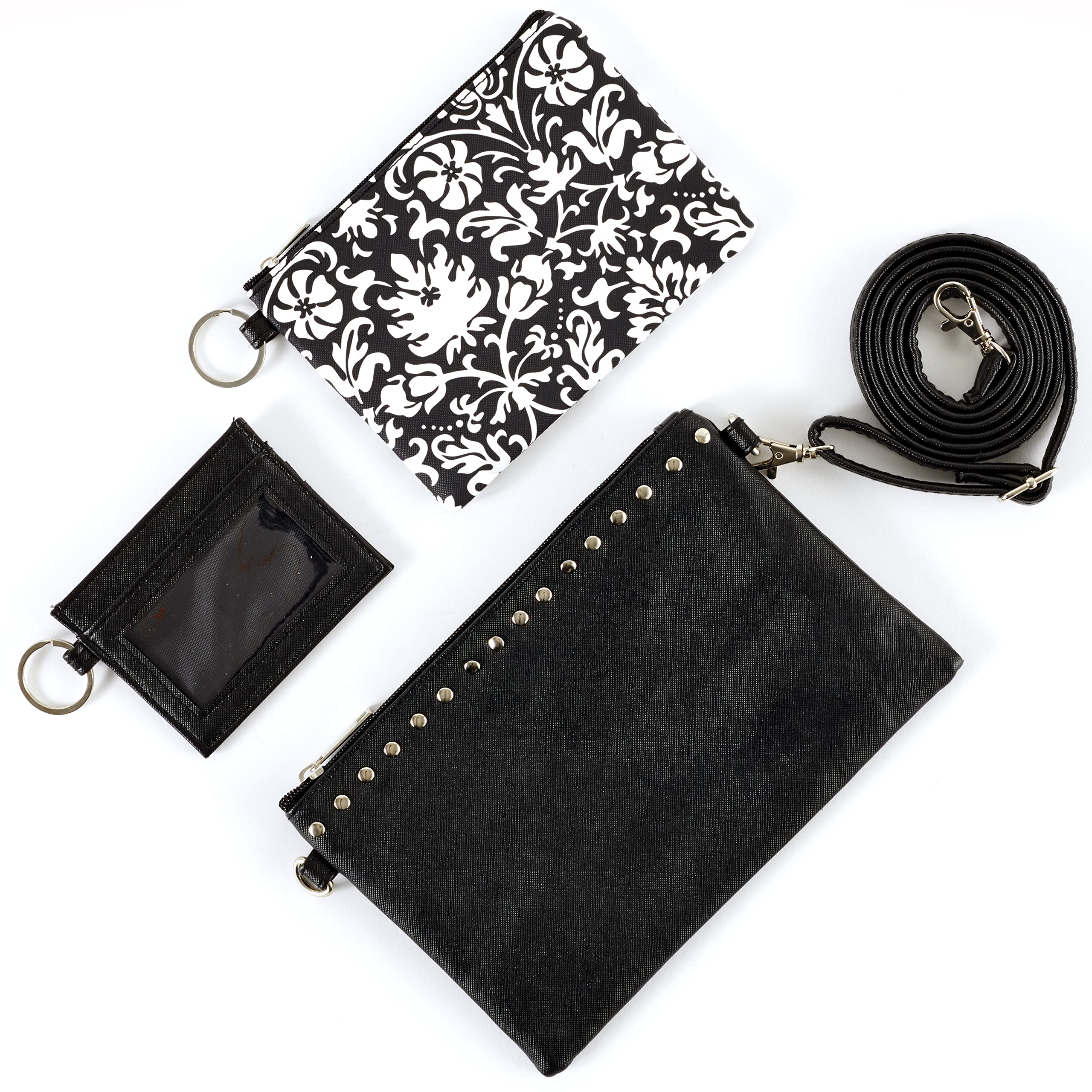 3-Piece Crossbody Wallet Set for Women - Stylish RFID Blocking Bags for Travel, Shopping & Everyday Use