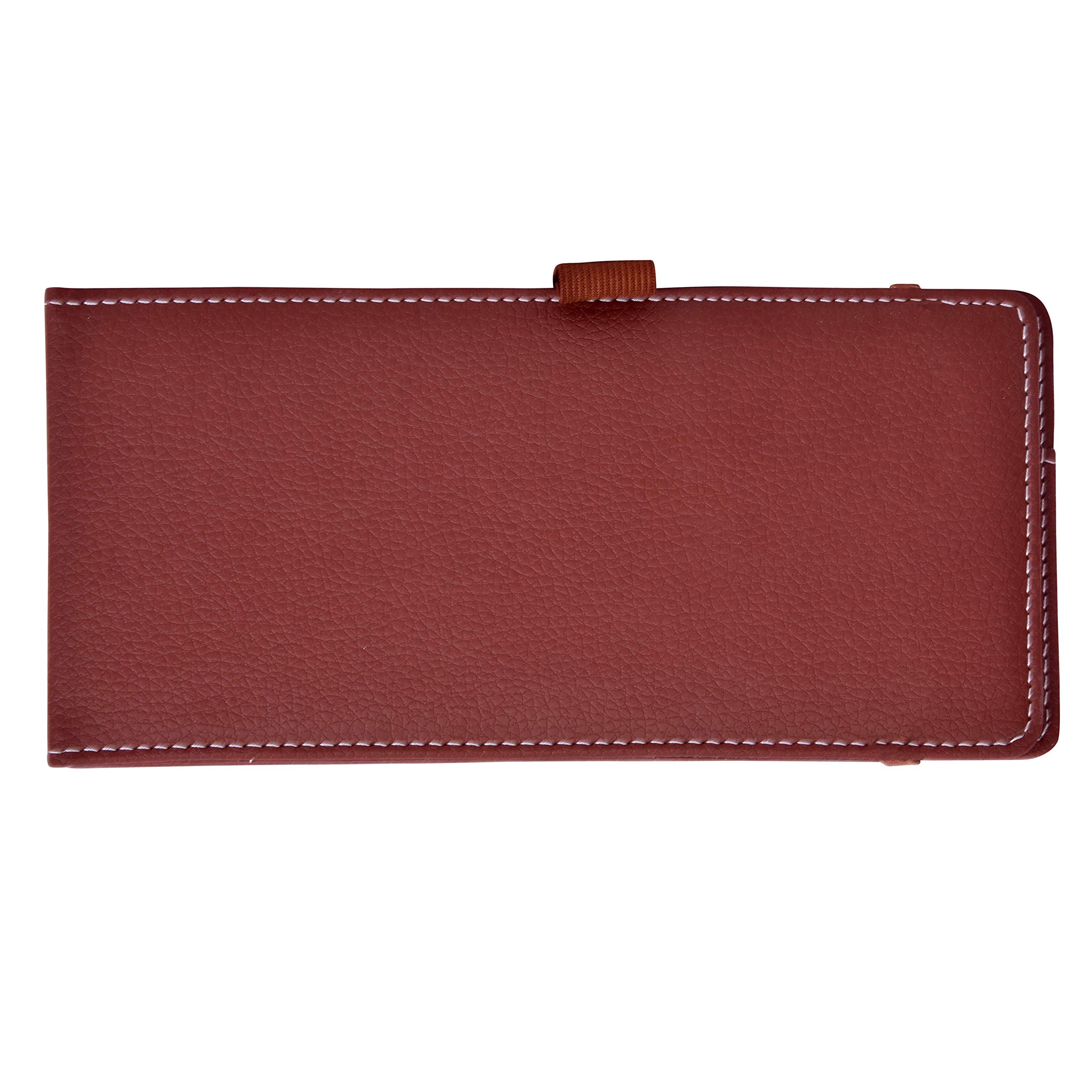 Premium PU Leather Checkbook Holder & Card Organizer - Navy Blue Wallet for Checks, Credit Cards, and IDs | Perfect for Business Professionals, Travel, and Everyday Use