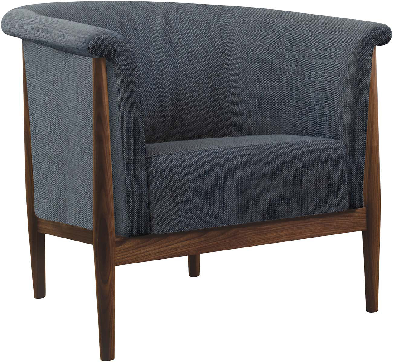 Walnut Grove Chair - Solid Wood Dining Chair with Upholstered Seat - Perfect for Kitchen, Dining Room & Home Office