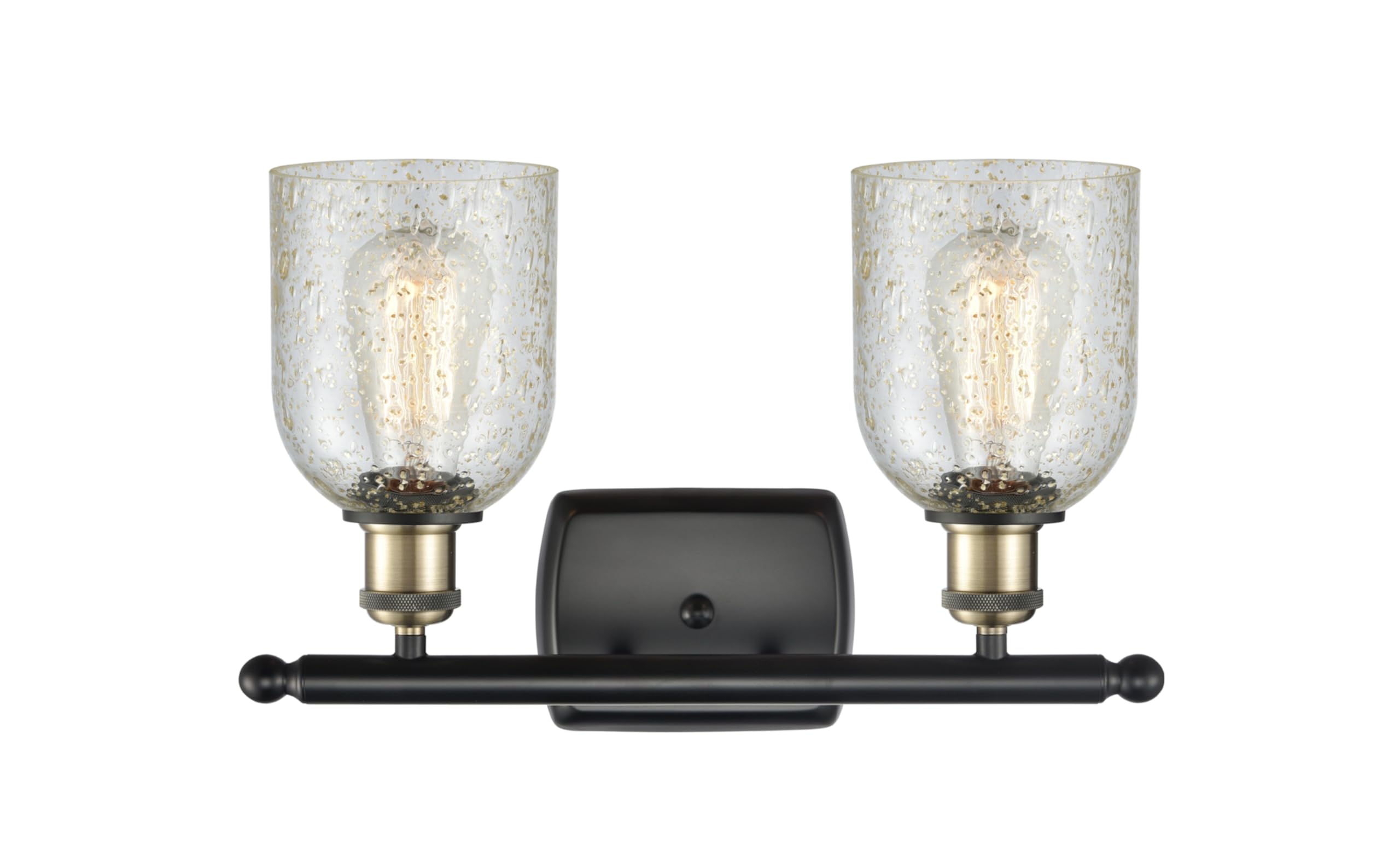Innovations Lighting 516-2W-BB-G2511 Caledonia 2-Light Bathroom Vanity Light - Modern Brushed Nickel Finish - Ballston Collection - Perfect for Bathroom, Powder Room & Dressing Area Makeup Mirror Lighting