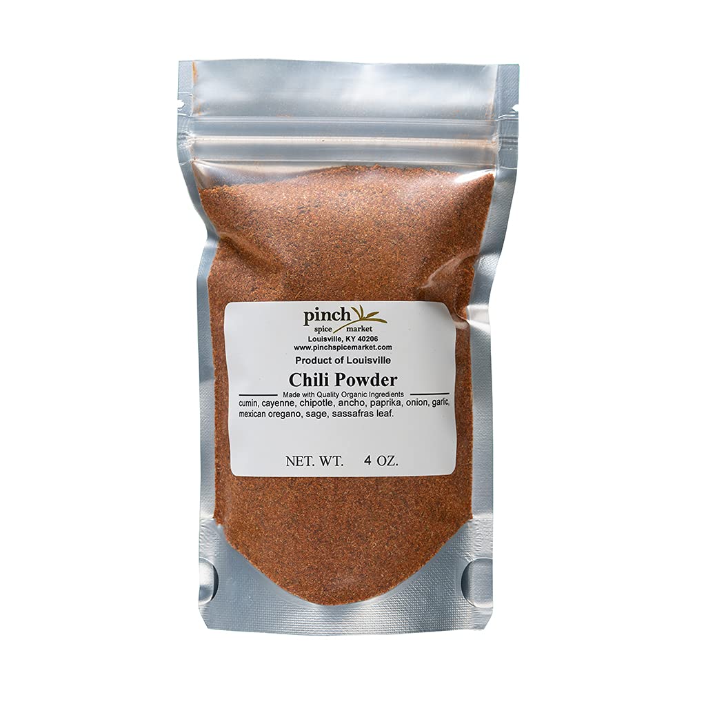 Organic Chili Powder Mix - Premium All-Natural Spice Blend for Cooking, Seasoning & BBQ - Perfect for Tacos, Chili & Mexican Dishes