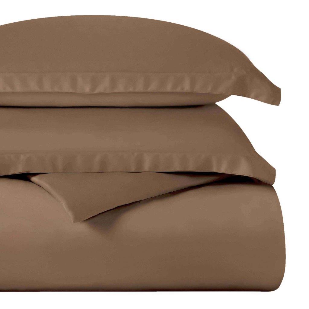 Premium Egyptian Cotton 400 Thread Count Duvet Cover Set - Ultra Soft & Breathable Bedding for Luxury Hotels & Master Bedrooms